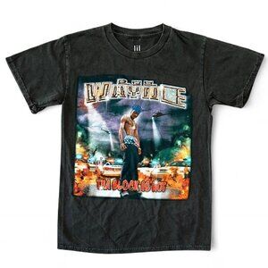 Lil Wayne "The Block Is Hot" Graphic Hip Hop Rapper Weezy Shirt Men's Size Small